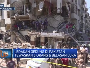 Ledakan Gedung Di Pakistan Tewaskan 3 Orang & Belasan Luka