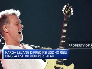 Gitar Legendaris Mendiang Van Halen akan Dilelang!