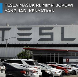 Tesla Bakal Bangun Pabrik di RI, Mimpi Jokowi Jadi Kenyataan