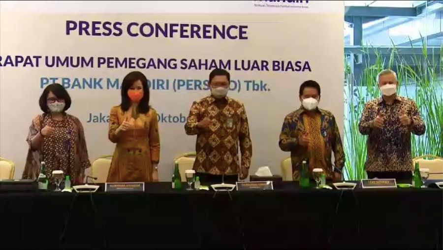 RUPSLB Bank Mandiri (Tangkapan Layar)