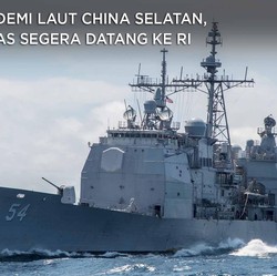 Demi Laut China Selatan, AS Segera Datang ke RI