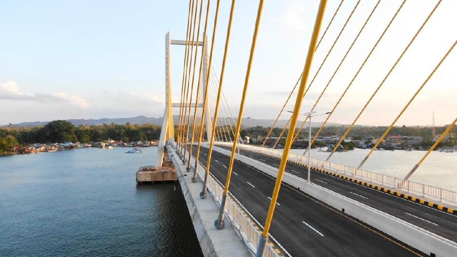 Jembatan Teluk Kendari. (Biro Pers Sekretariat Presiden)