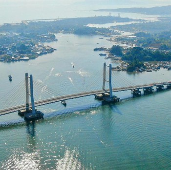 Keren! Begini Penampakan Jembatan Teluk Kendari Rp 804 M