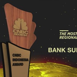Bank Sulteng Raih The Most Sustainable Regional Bank