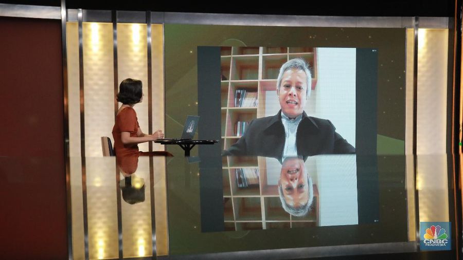 Deputi Komisioner Pengawas Bank IV OJK, Ahmad Soekro Tratmono (CNBC Indonesia/ Tri Susilo)