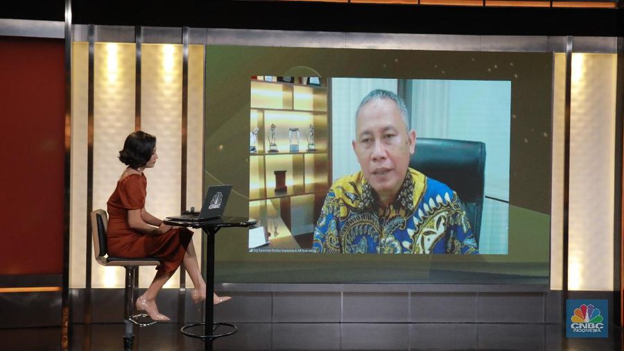 Direktur Kepatuhan dan Manajemen Risiko Bank Jateng, Ony Suharsono (CNBC Indonesia/ Tri Susilo)