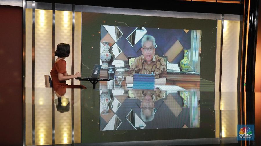 Direktur Utama bank bjb, Yuddy Renaldi (CNBC Indonesia/ Tri Susilo)