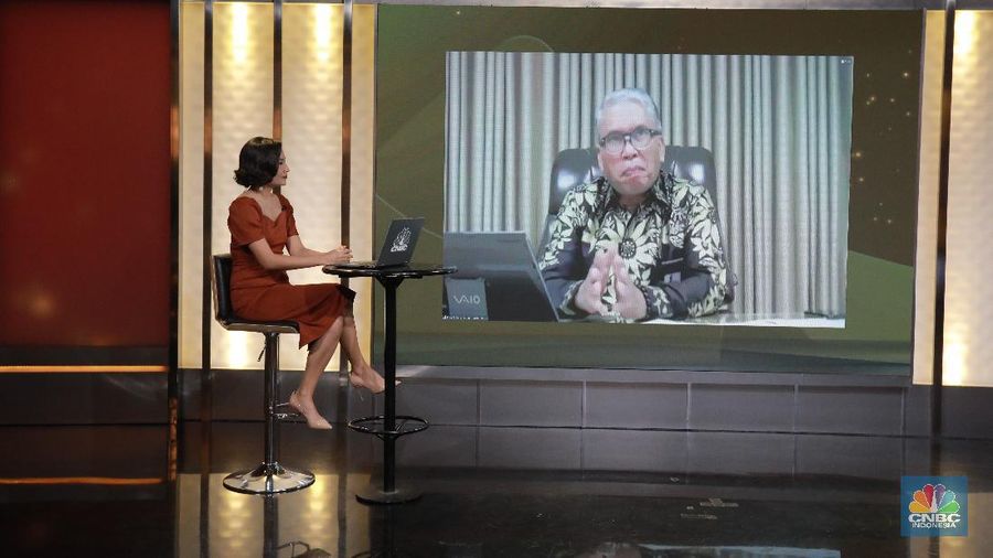 Direktur Utama Bank Sulteng, Rahmat Abdul Haris (CNBC Indonesia/ Tri Susilo)