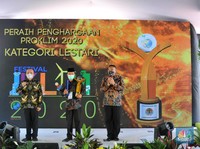 Desa Binaan PTBA Raih Penghargaan Proklim Lestari 2020
