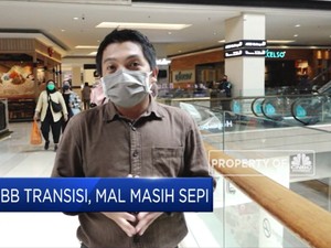 PSBB Transisi, Mal Masih Sepi