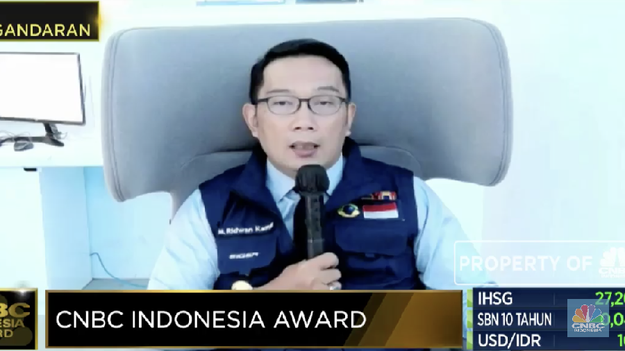 Ridwan Kamil (Tangkapan layar CNBC TV)
