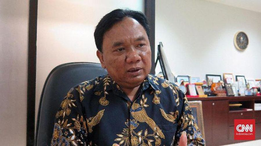 Erick Thohir menunjuk eks tim sukses Jokowi Eko Sulistyo menjadi komisaris PT PLN (Persero). (CNN Indonesia/Feri Agus Setyawan).
