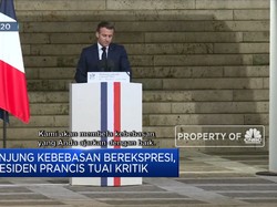 Junjung Kebebasan Berekspresi, Presiden Prancis Tuai Kritik
