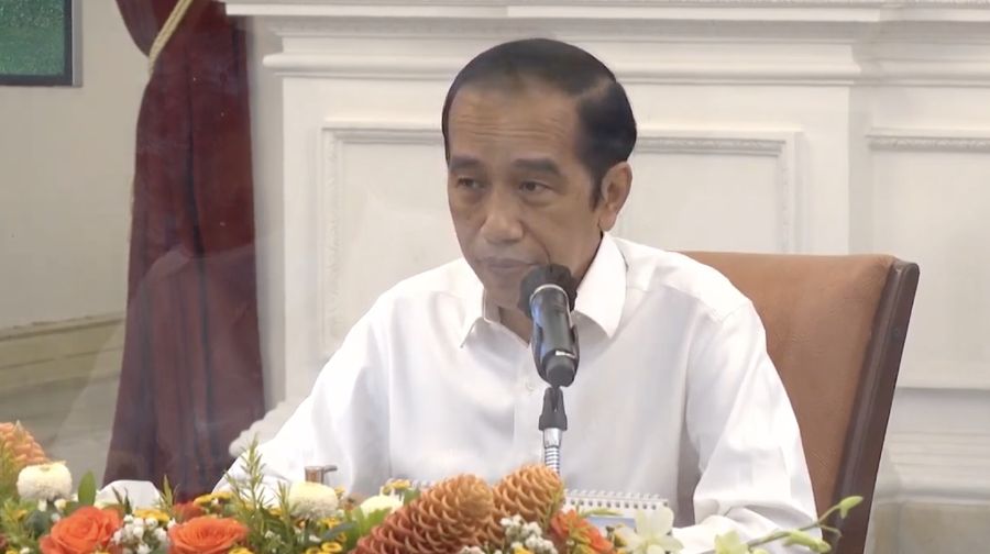Rapat Terbatas Rencana Pengadaan dan Pelaksanaan Vaksinasi, Istana Merdeka, 26 Oktober 2020. (TangkapanLayar Sekpres RI)