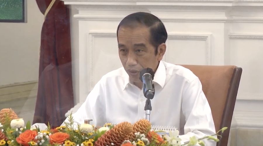 Rapat Terbatas Rencana Pengadaan dan Pelaksanaan Vaksinasi, Istana Merdeka, 26 Oktober 2020. (TangkapanLayar Sekpres RI)