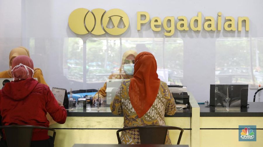 Ilustrasi Emas Pegadaian. (CNBC Indonesia/Andrean Kristianto)