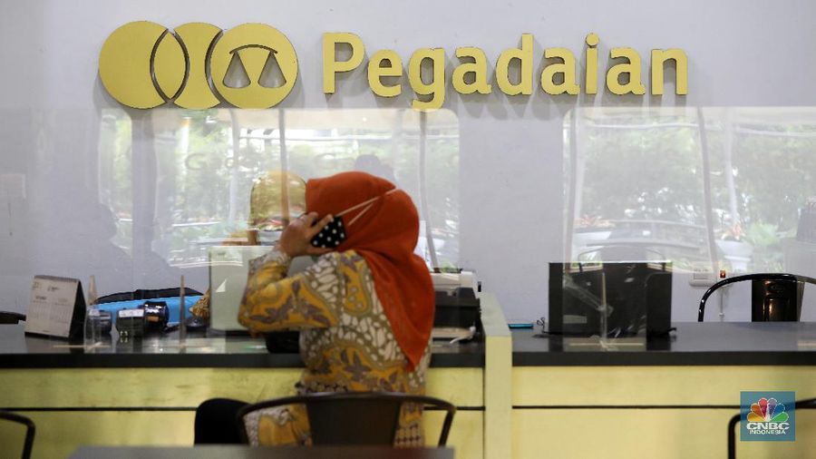 Ilustrasi Emas Pegadaian. (CNBC Indonesia/Andrean Kristianto)