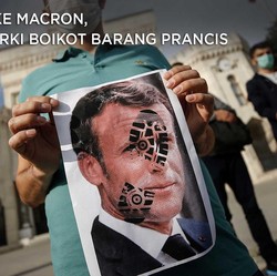Marah ke Macron, Arab-Turki Boikot Barang Prancis