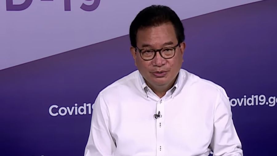 Wiku Adisasmito juru bicara gugus tugas percepatan penanganan Corona memberi Keterangan Pers Juru Bicara terkait Update Data Covid-19 Nasiona. (Youtube/Sekretariat Presiden)