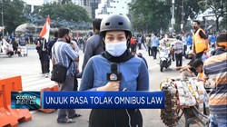 Lagi, Mahasiswa & Buruh Demo Tolak UU Cipta Kerja