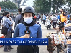 Lagi, Mahasiswa & Buruh Demo Tolak UU Cipta Kerja