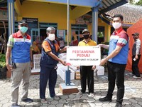 Pertamina Peduli Bantu Korban Banjir Cilacap