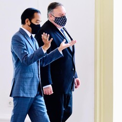 RI Singgung Isu Timur Tengah ke Menlu AS Pompeo