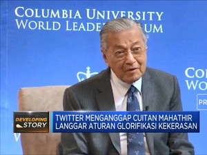 Twitter Hapus Cuitan Mahathir