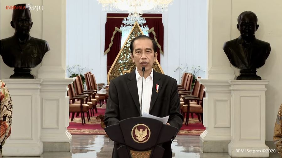 Keterangan Pers Presiden RI, Jokowi Istana Merdeka, 31 Oktober 2020. (Youtube/Sekretariat Presiden)