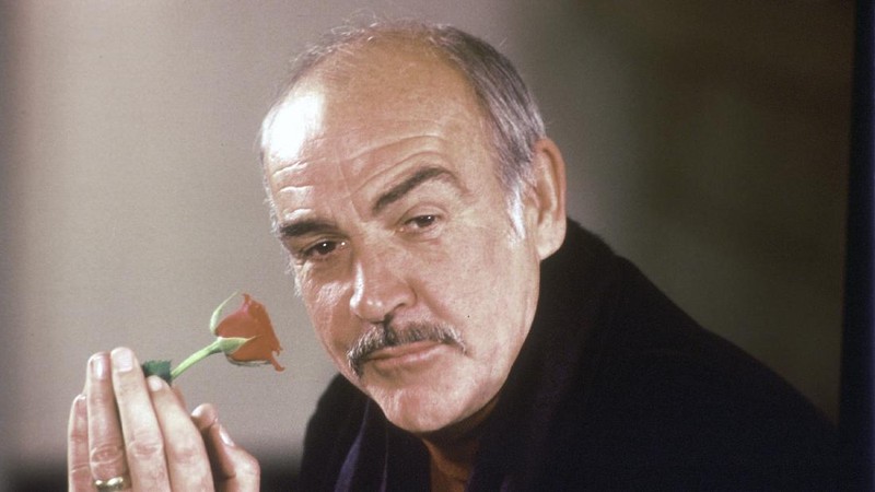 FILE - In this file photo dated July 29, 1966, actor Sean Connery is shown during filming the James Bond movie 