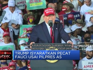 Trump Isyaratkan Pecat Fauci Usai Pilpres AS
