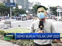 Demo Buruh Tolak Omnibus Law & Tuntut Kenaikan UMP 2021