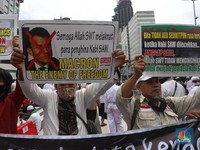 Massa Aksi Demo 211 Desak Pemerintah Usir Dubes Prancis