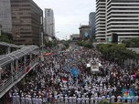 Penampakan Massa Aksi Demo 211 Kecam Macron yang Hina Islam