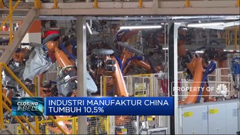 Industri Manufaktur China Tumbuh 10,5%