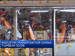 Industri Manufaktur China Tumbuh 10,5%