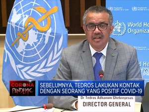 Kontak dengan Pasien Covid-19, Dirjen WHO Isolasi Mandiri