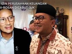 Lagi, Izin Perusahaan Keuangan Sandi & Rosan Dicabut OJK