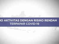 Ini Lho Aktivitas Dengan Risiko Rendah Terpapar Covid-19