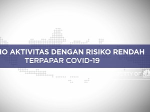 Ini Lho Aktivitas Dengan Risiko Rendah Terpapar Covid-19