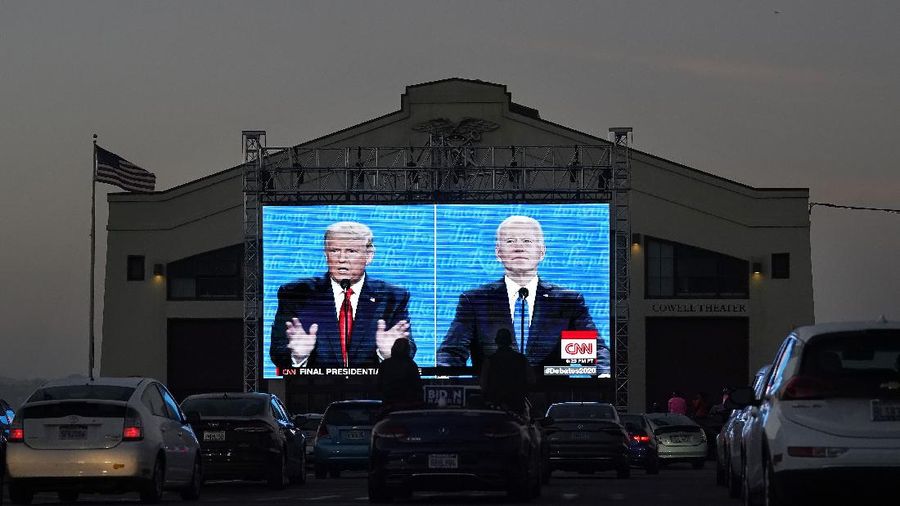 Debat Pilpres AS Donald Trump  dan Joe Biden