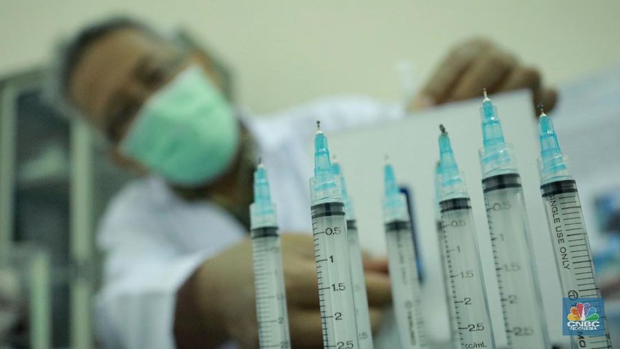 LIPI Membuat Alat Penghancur Jarum Suntik. (CNBC Indonesia/Tri Susilo)
