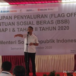 Tepat Waktu, Mensos Juliari Resmi Menutup Program BSB