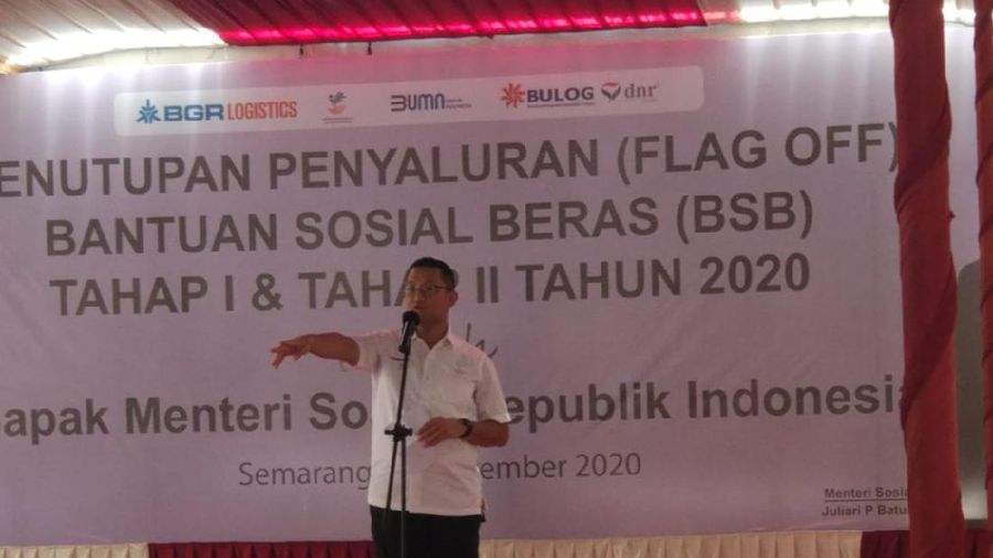 Mensos Juliari Secara Resmi Menutup Program BSB