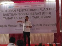 Tepat Waktu, Mensos Juliari Resmi Menutup Program BSB