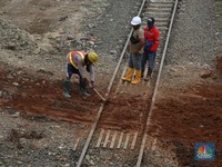 Jalur Ganda Kereta Api Bandung-Cicalengka Beres Tahun Ini