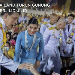 Saat Raja Thailand Turun Gunung Temui Pendemo Berjilid-Jilid