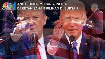 Andai Biden Jadi Presiden AS, Ini Deretan Saham Pilihan di RI