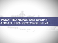 Pakai Transportasi Umum? Jangan Lupa Protokol Kesehatan