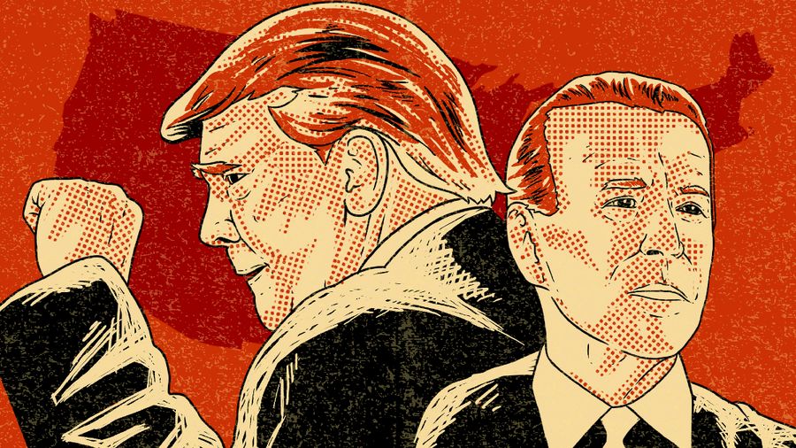 Infografis/ Fakta Penting 'The Fight for America: Biden vs Trump'/Aristya Rahadian